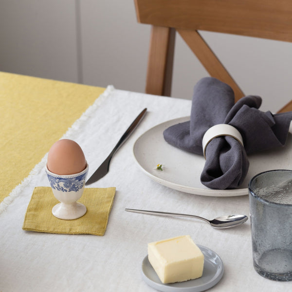 Linen Tales Dark Grey Linen Napkins Set Of 2