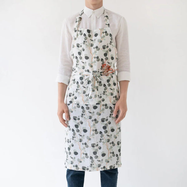 linen tales Eucalyptus Linen Chef Apron