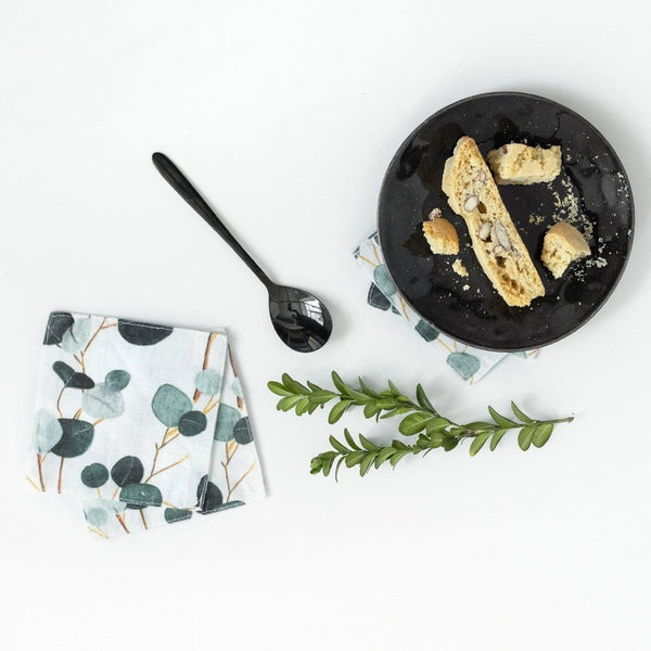 linen tales Eucalyptus Linen Coasters Set of 4