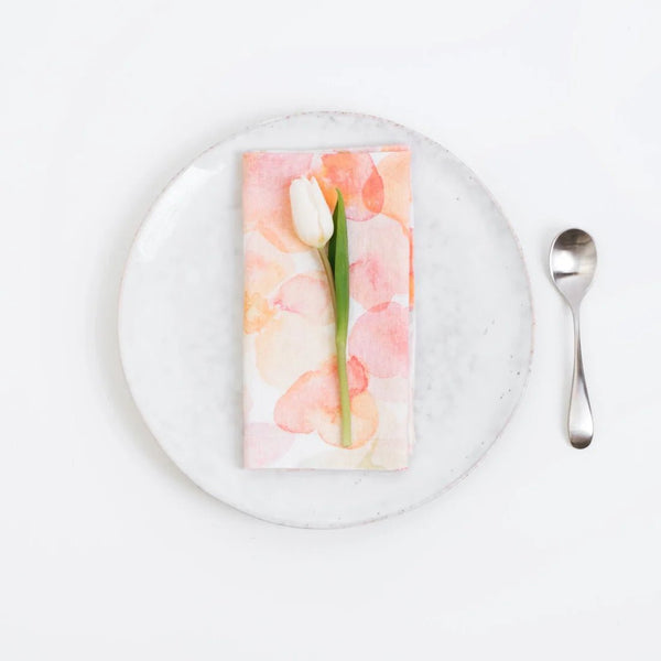 linen tales Floral Linen Napkins Set of 2