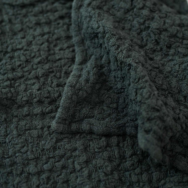 Linen Tales Forest Green Linen Dishcloth Set Of 2