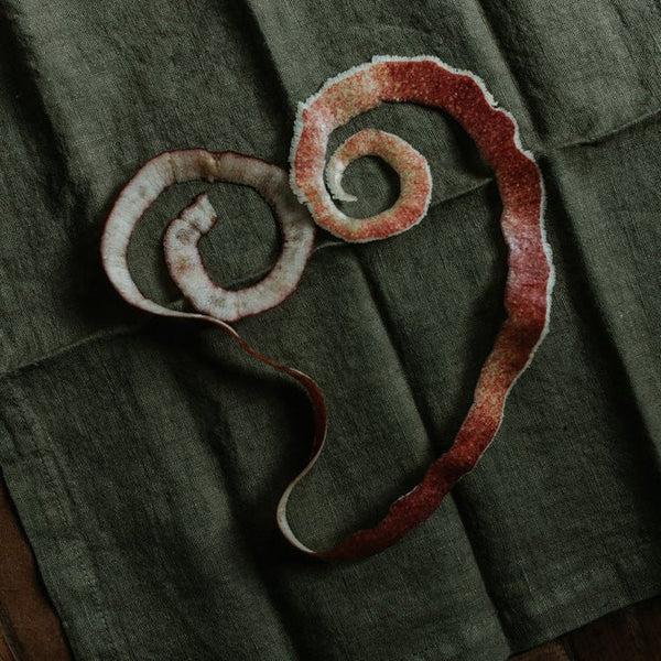 Linen Tales Forest Green Linen Napkins Set Of 2