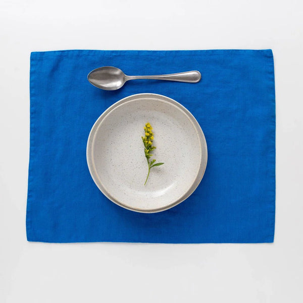 linen tales French Blue Linen Placemat