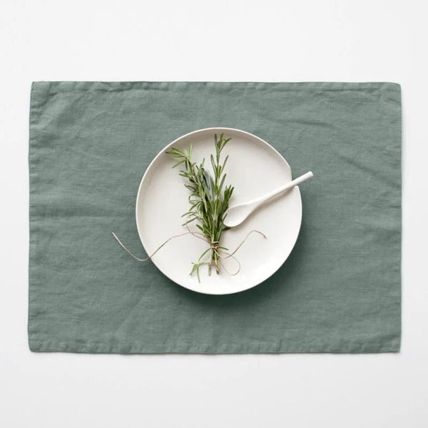 linen tales Green Milieu Linen Placemat