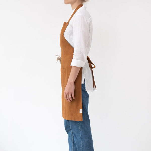 Linen Tales Hazelnut Linen Daily Apron