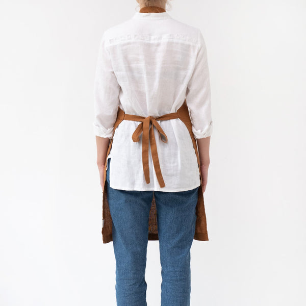 Linen Tales Hazelnut Linen Daily Apron