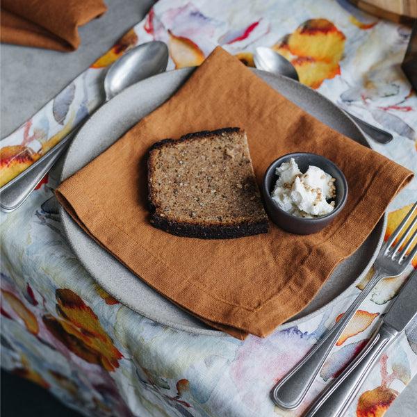 Linen Tales Hazelnut Linen Napkins Set Of 2