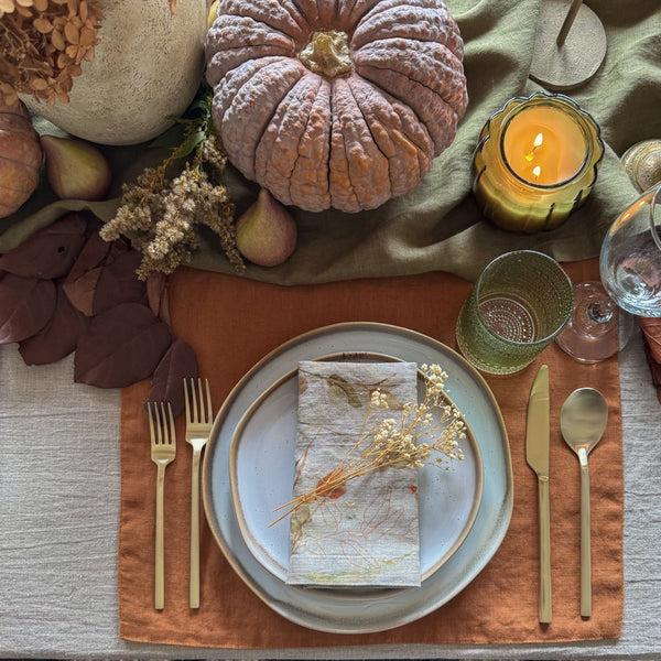 Linen Tales Hazelnut Linen Placemat
