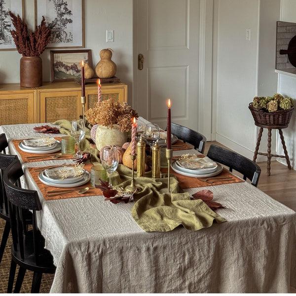 Linen Tales Hazelnut Linen Placemat