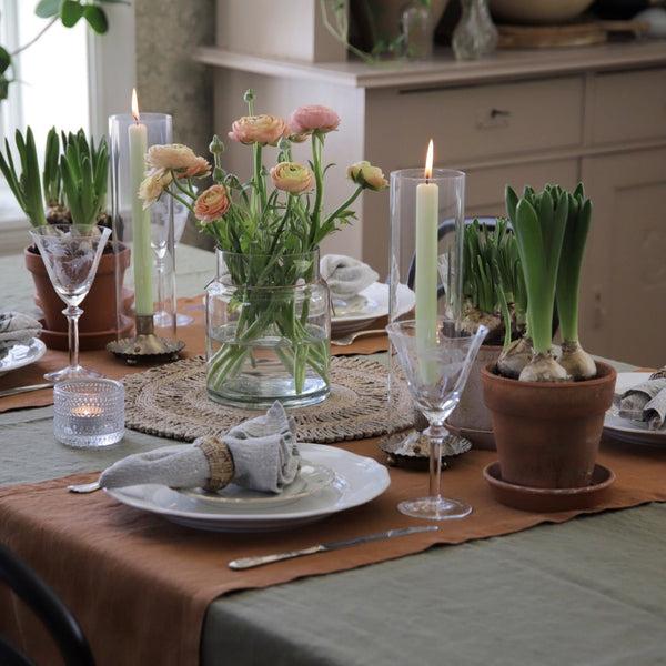 Linen Tales Hazelnut Linen Table Runner