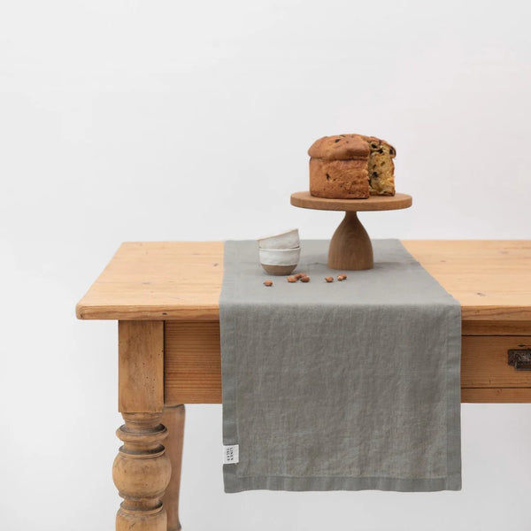 linen tales Khaki Linen Table Runner