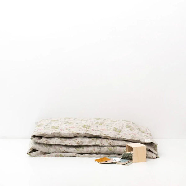 linen tales Kids Botany Linen Duvet Cover