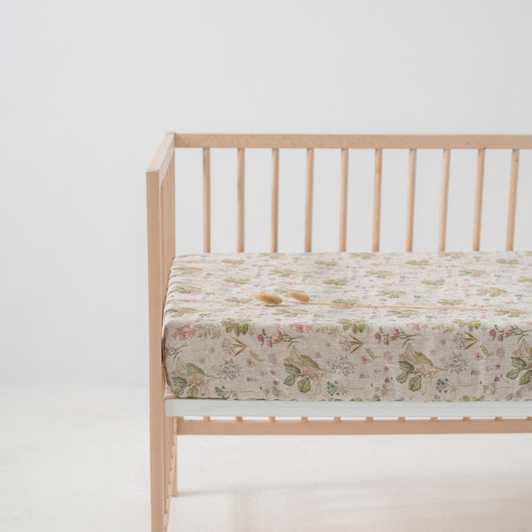Linen Tales Kids Botany Linen Fitted Sheet