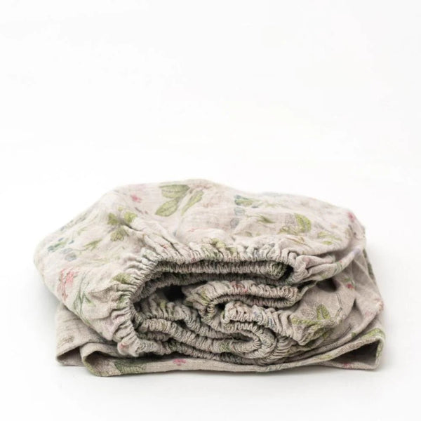 linen tales Kids Botany Linen Fitted Sheet