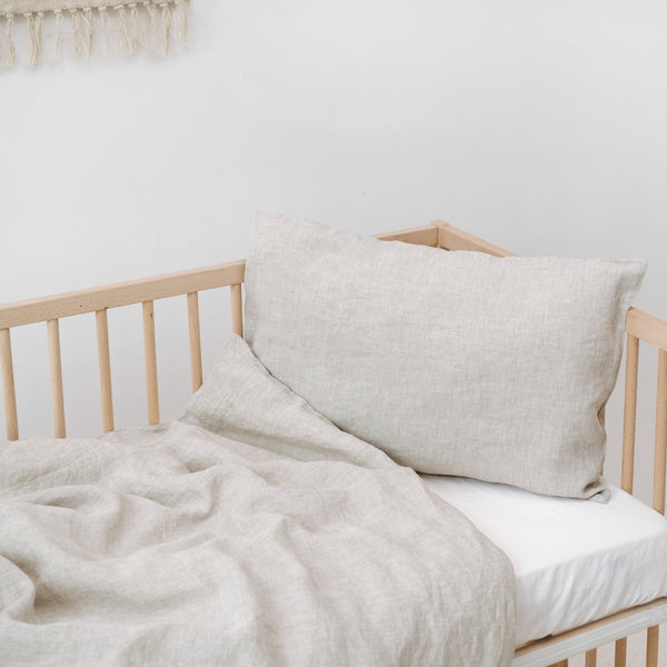 Linen Tales Kids Melange Linen Duvet Cover Set