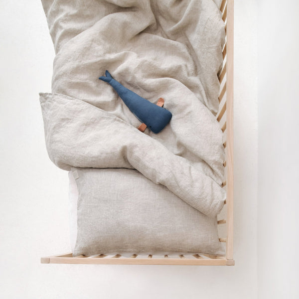 Linen Tales Kids Melange Linen Duvet Cover Set