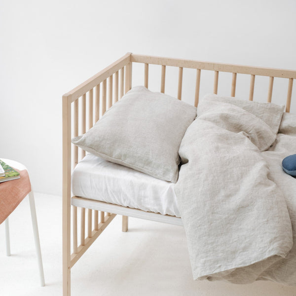 Linen Tales Kids Melange Linen Duvet Cover Set