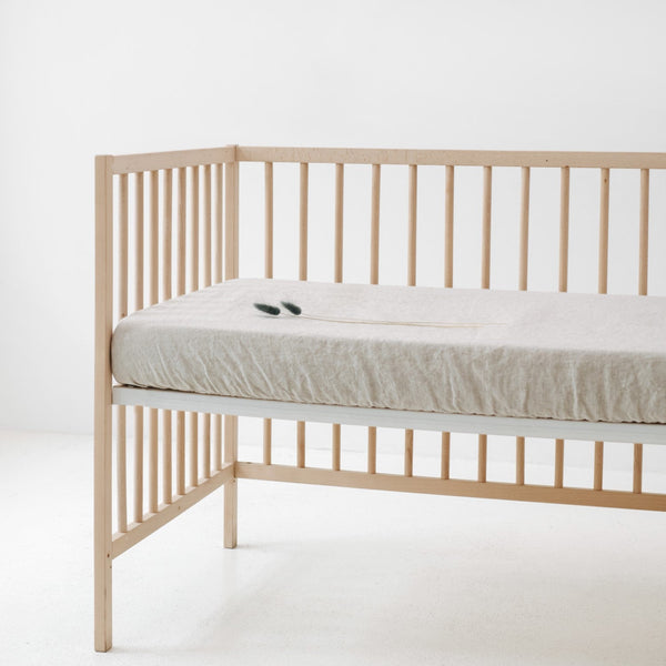 Linen Tales Kids Melange Linen Fitted Sheet