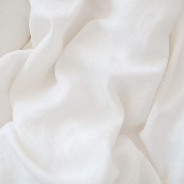 Linen Tales Kids White Linen Duvet Cover