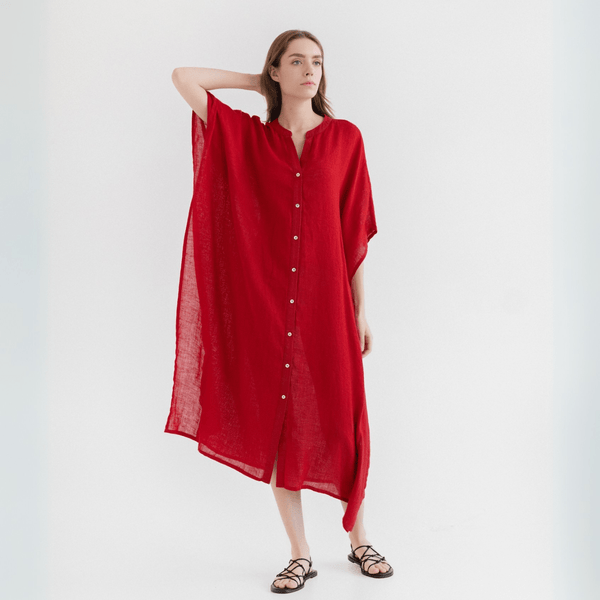 Linen Tales Lava Falls Linen Beach Dress