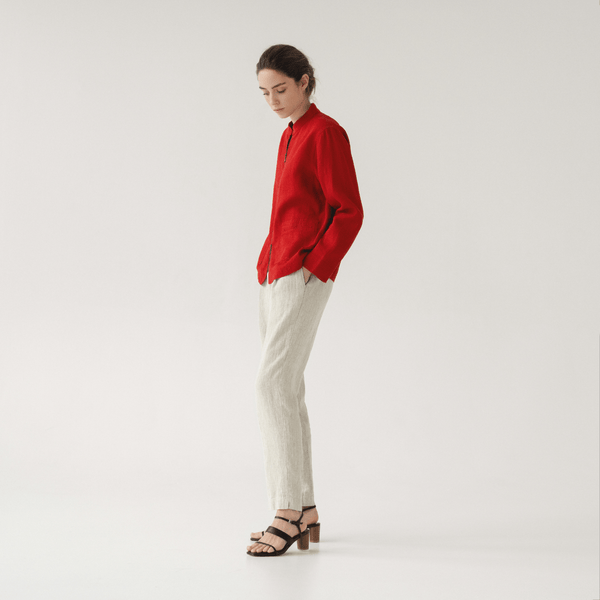 Linen Tales Lava Falls Linen Cherry Tree Jacket