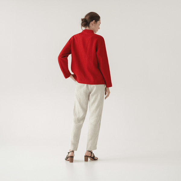 Linen Tales Lava Falls Linen Cherry Tree Jacket