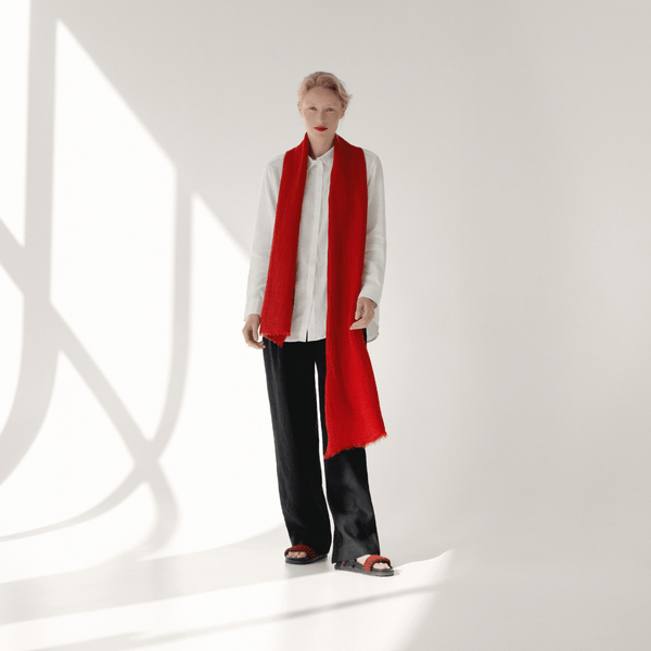 Linen Tales Lava Falls Linen Dandelion Scarf