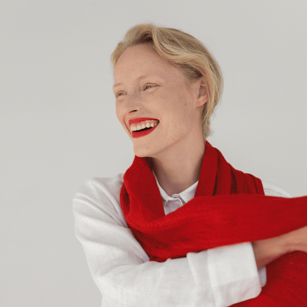 Linen Tales Lava Falls Linen Dandelion Scarf