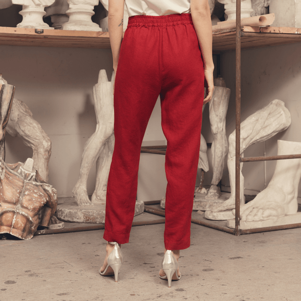 Linen Tales Lava Falls Linen Gladiolus Trousers
