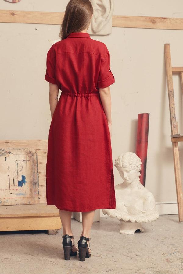 Linen Tales Lava Falls Linen Linden Dress