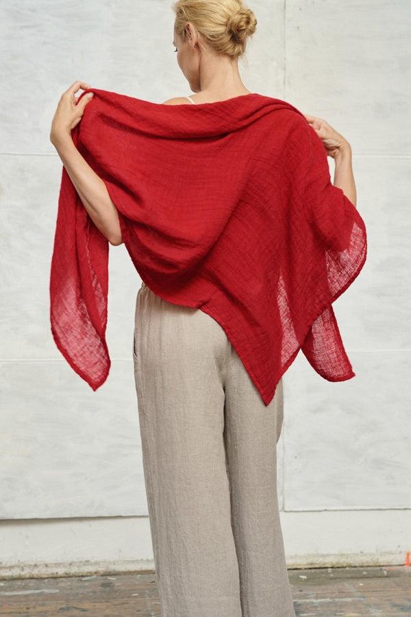 Linen Tales Lava Falls Linen Lupine Scarf