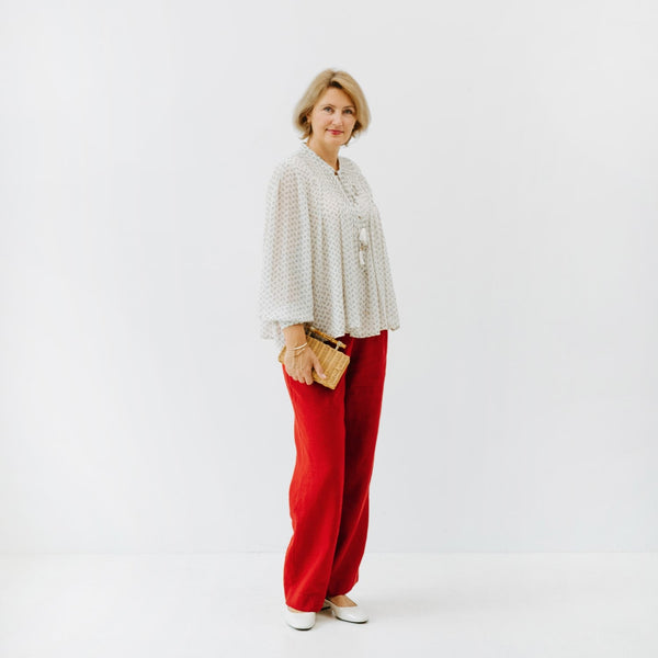 Linen Tales Lava Falls Linen Willow Trousers
