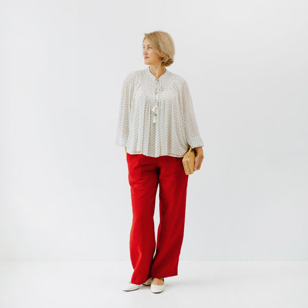 Linen Tales Lava Falls Linen Willow Trousers