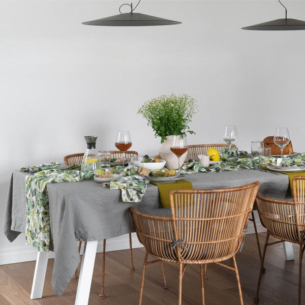 Linen Tales Lotus Linen Table Runner