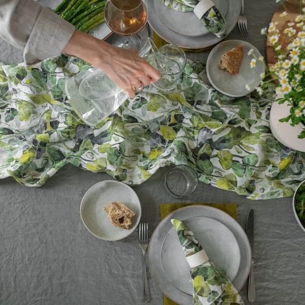 Linen Tales Lotus Linen Table Runner