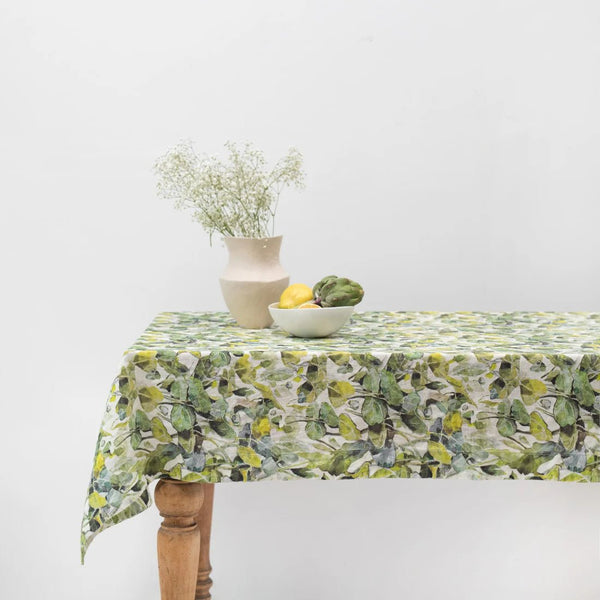 linen tales Lotus Linen Tablecloth