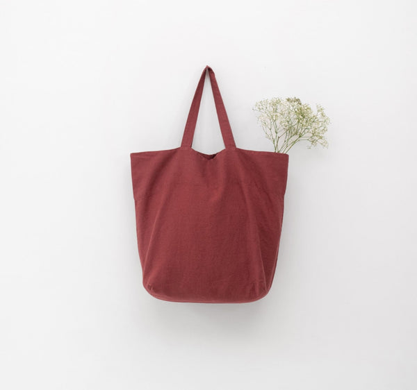 linen tales Marsala Linen Big Bag