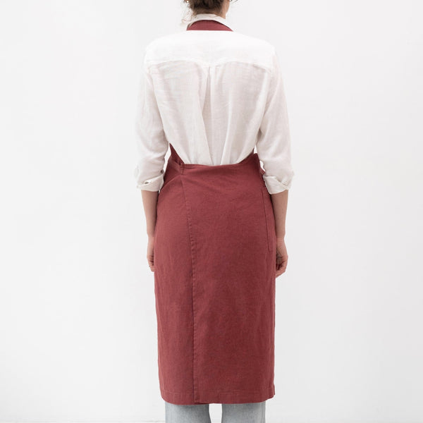 Linen Tales Marsala Linen Chef Apron