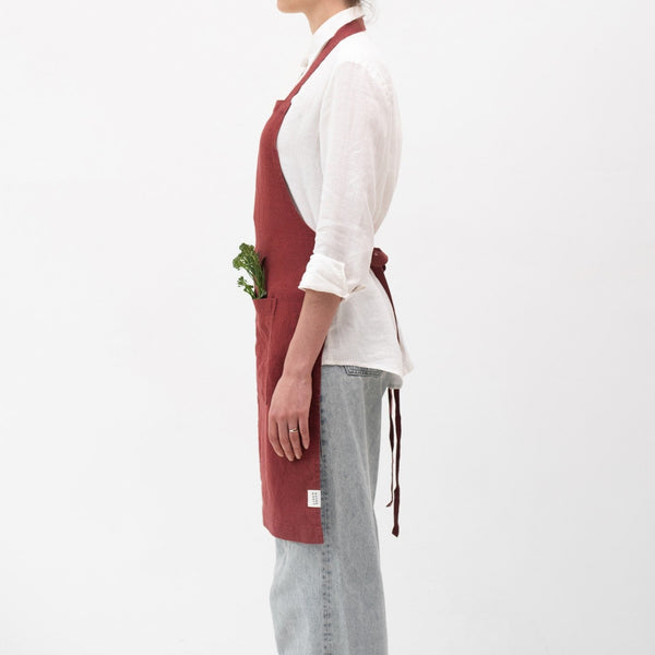 Linen Tales Marsala Linen Daily Apron
