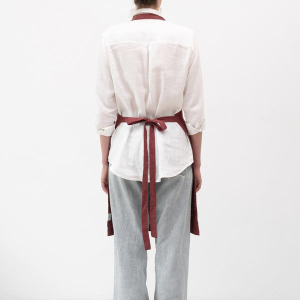 Linen Tales Marsala Linen Daily Apron