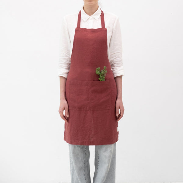 linen tales Marsala Linen Daily Apron