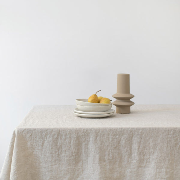 Linen Tales Melange Lightweight Linen Tablecloth