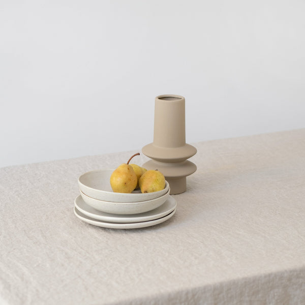 Linen Tales Melange Lightweight Linen Tablecloth