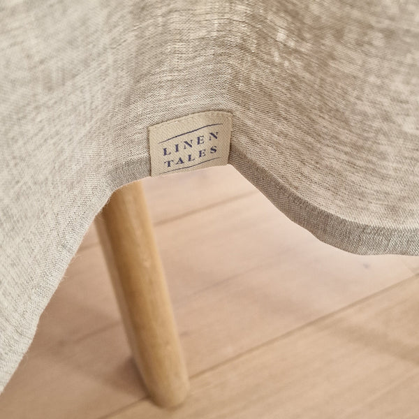 Linen Tales Melange Lightweight Linen Tablecloth