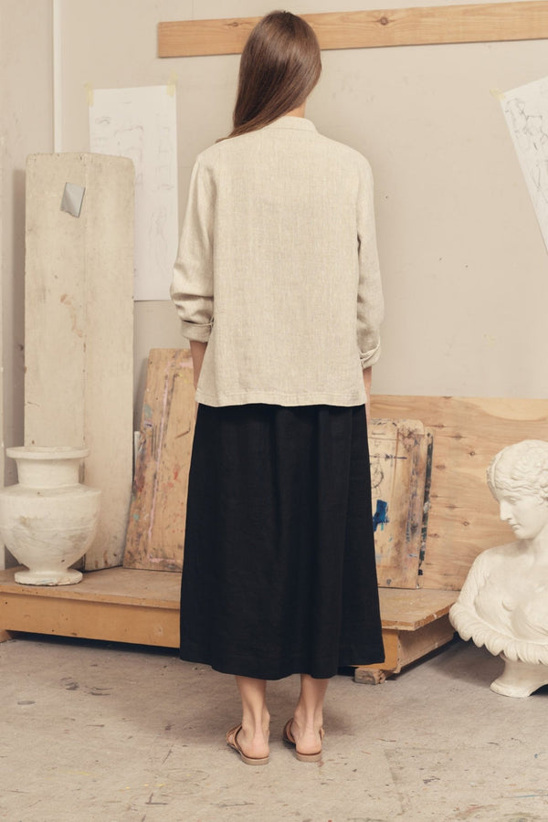 Linen Tales Melange Linen Cherry Tree Jacket