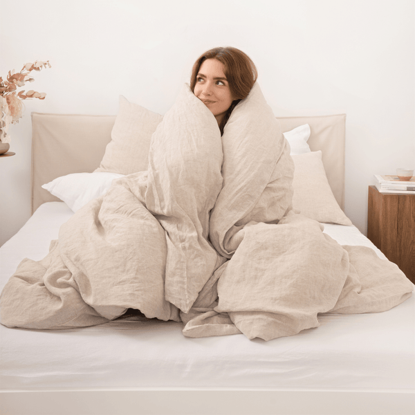 Linen Tales Melange Linen Duvet Cover