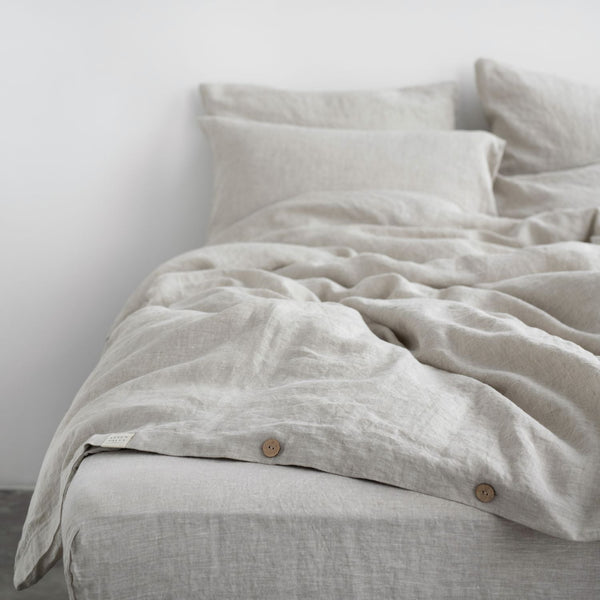 Linen Tales Melange Linen Duvet Cover Set