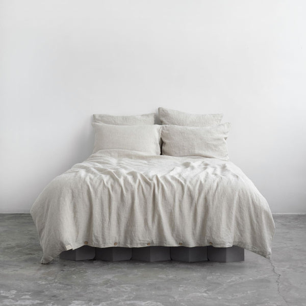 linen tales Melange Linen Duvet Cover Set