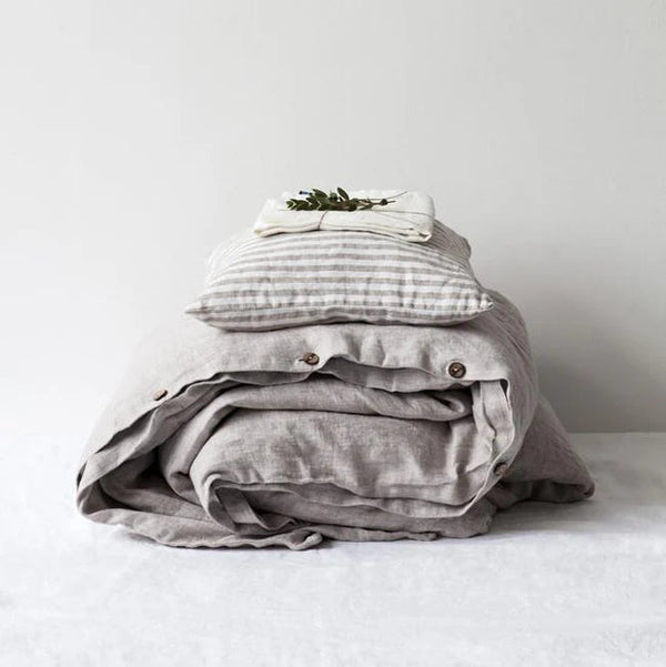 linen tales Melange Linen Duvet Cover