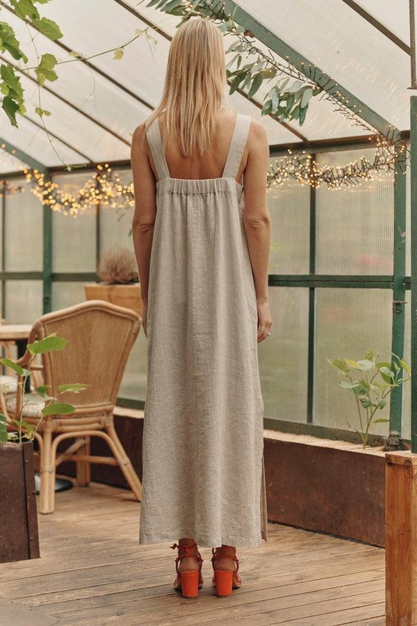 Linen Tales Melange Linen Fugue Dress